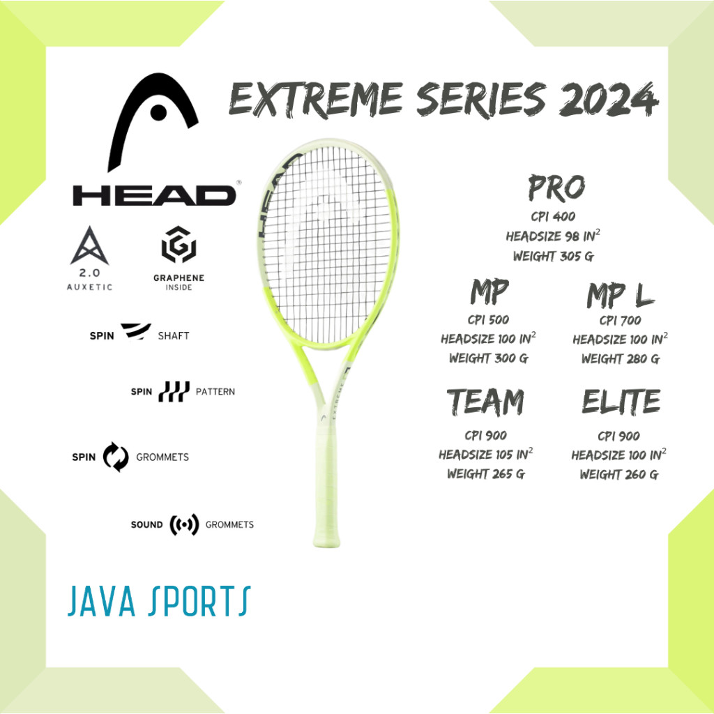 Jual Raket Tenis Head Extreme PRO MP MPL TEAM ELITE 2024 Original ...