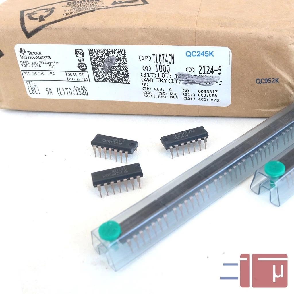 Jual IC TL074 / TL 074 CN / TL074CN Original Texas Instruments ...