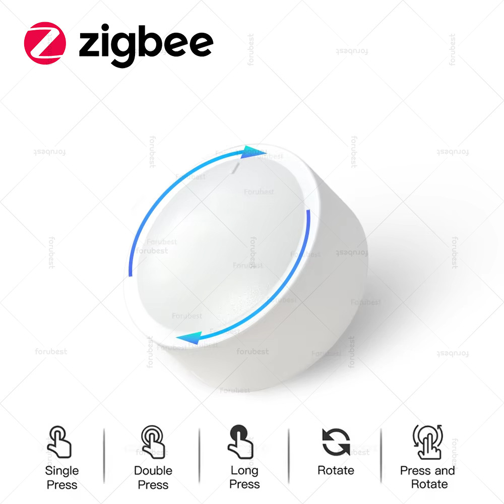 Jual Smart Zigbee Knob Switch DIY Wireless Scene Button Remote Dimmer ...