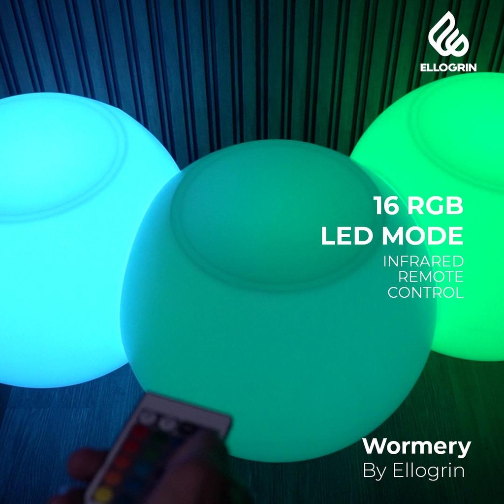 Jual Kursi Taman Modular Glow RGB LED Wormery Ellogrin | Furniture ...