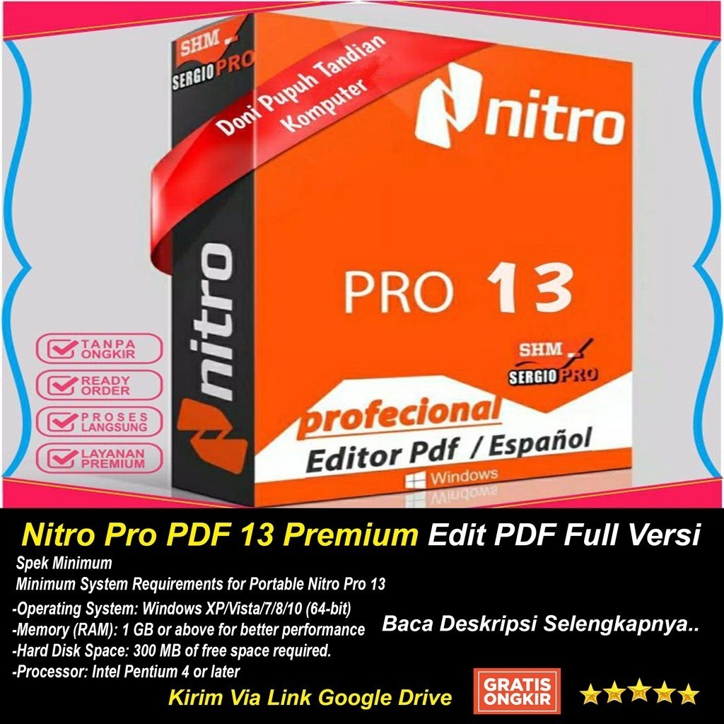 Jual Aplikasi Nitro Pro PDF 13 Premium Edit PDF Full Versi | Shopee ...
