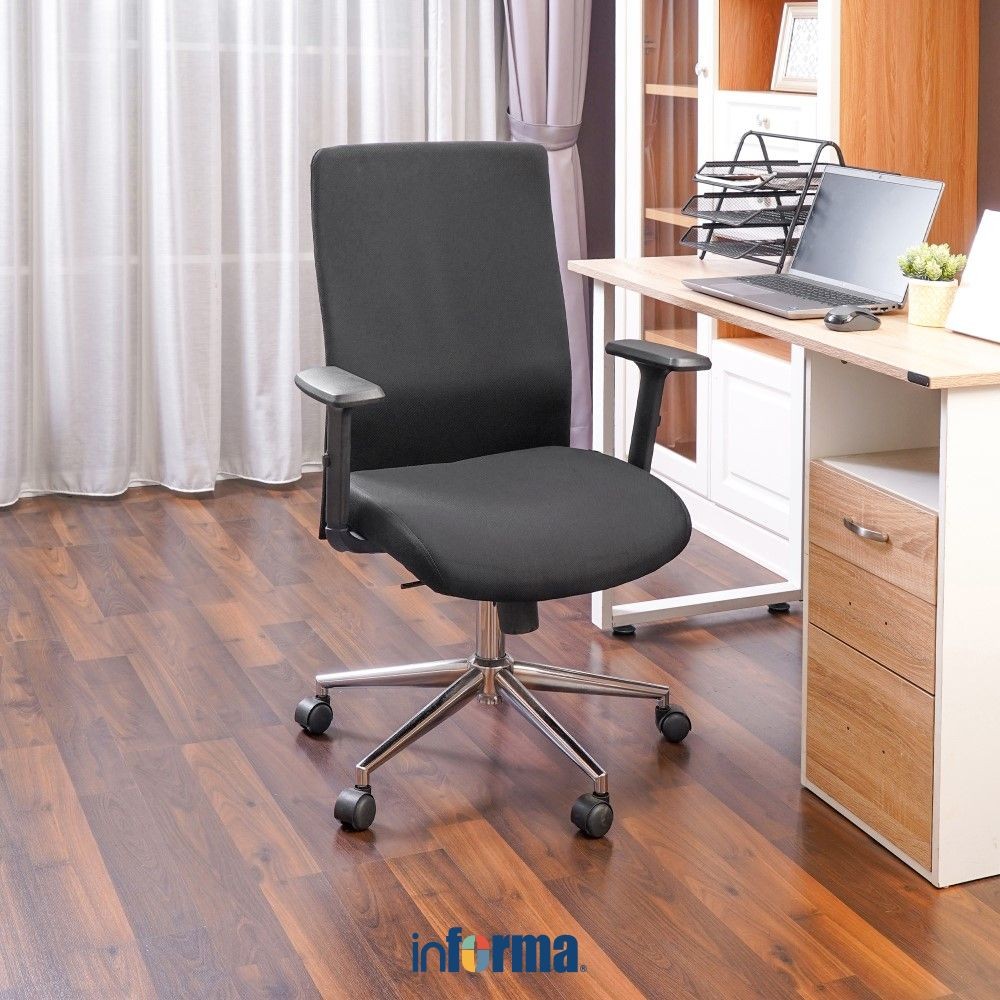 Jual Informa Luke Kursi Kantor Sandaran Rendah - Hitam Tempat Duduk ...