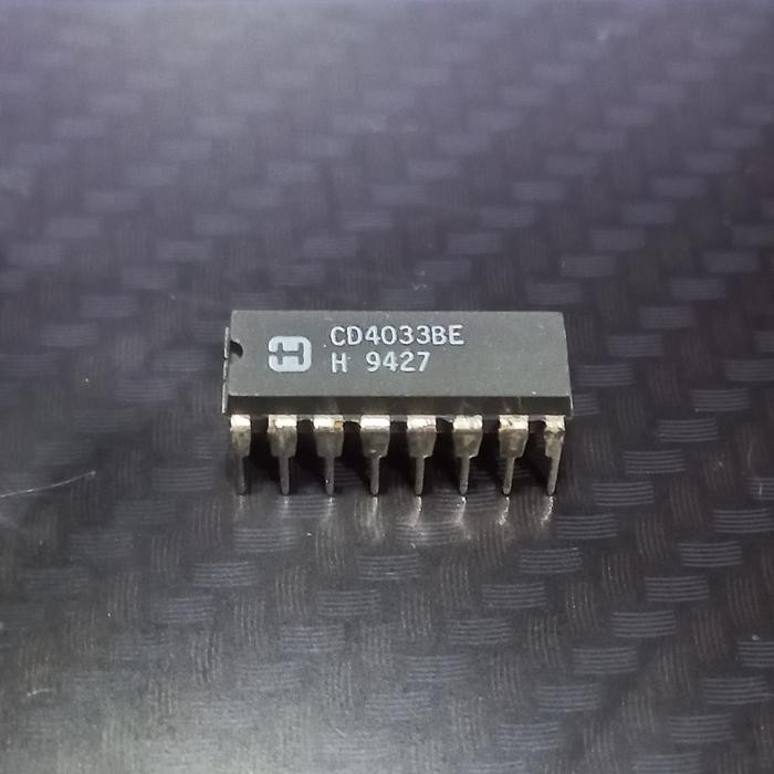 Jual IC CD4033BE Decade Counter with 7 Segment driver (Common Cathode ...