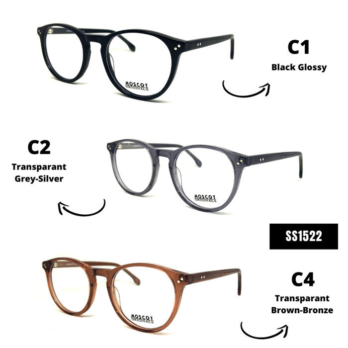 Jual Frame Kacamata Pria / Wanita MCT SS1522 Lebar Frame 140 Size 50 ...