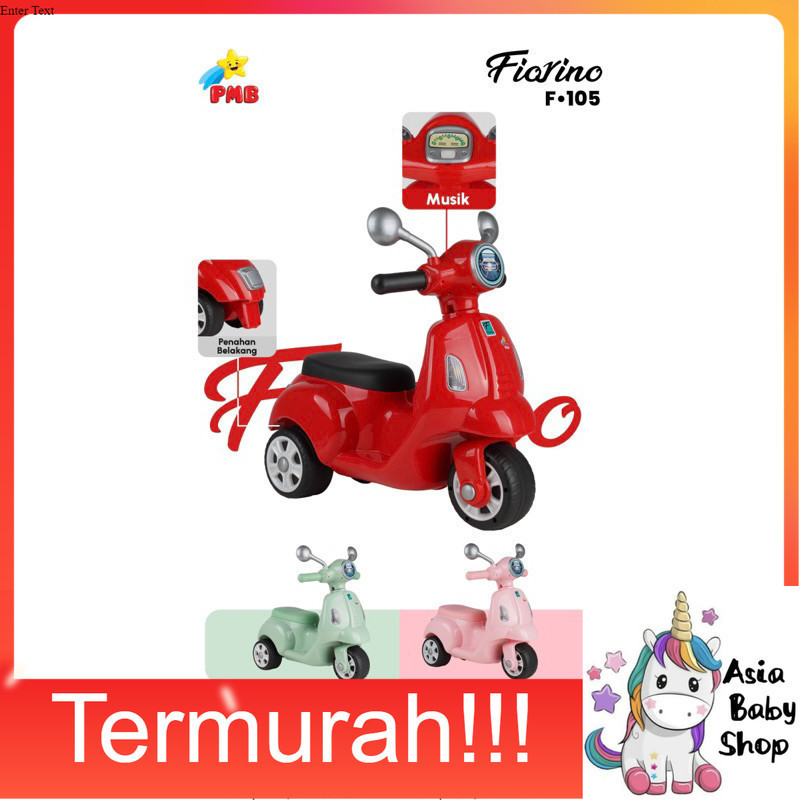 IORA Motor Dorong Vespa PMB FIORINO F-105 F105 Motoran BK02 BK03 BK-02 BK-03