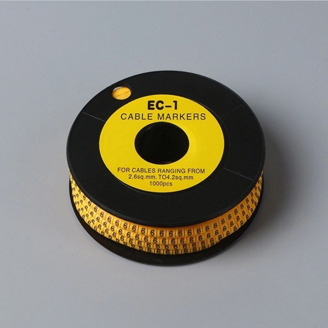 Jual FORT Cable Marker EC1 Penanda Tanda Kabel Listrik Panel Markers EC ...