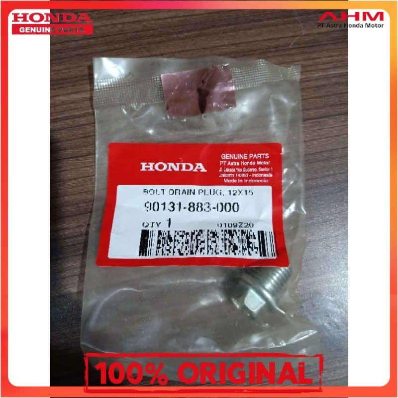 Jual ASLI Ahm !! Bolt Drain Plug 12x15 Stylo 160 90131-883-000 | Shopee ...