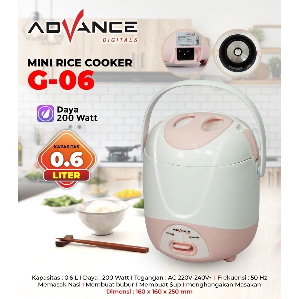 Jual Advance Mini Rice Coocker G06 Mini Magic com untuk anak Kosan ...