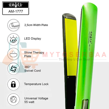 ( ) AMARA AM 1777 Shine Therapy Hair Straightener Catokan Rambut MY