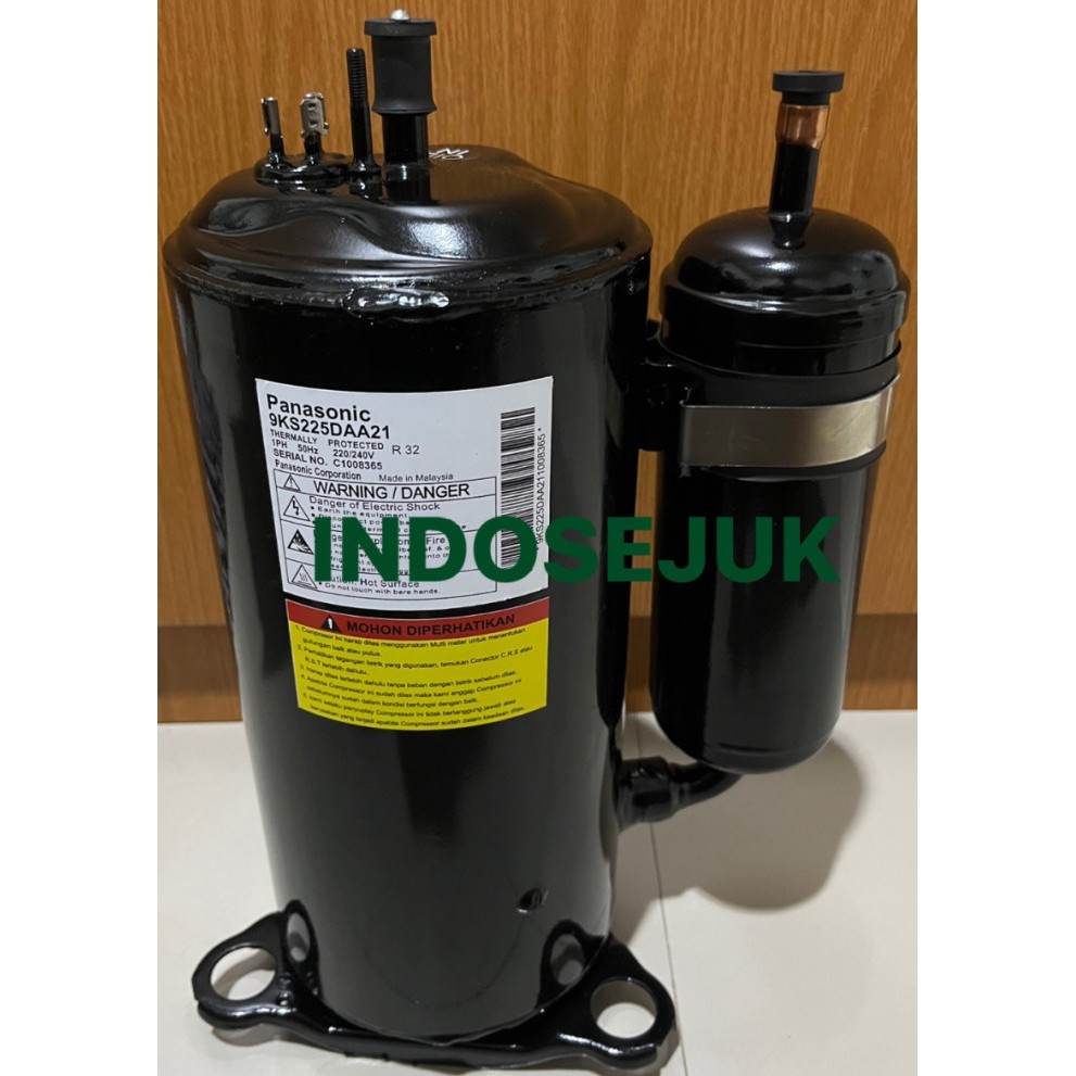 Jual KOMPRESOR PANASONIC 9KS225 2.5PK R32 / COMPRESSOR AC PANASONIC R32 ...