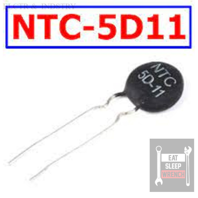 Jual NTC5D NTC5D-11 NTC 5D-11 5D11 Thermistor aneka Transistor Resistor ...