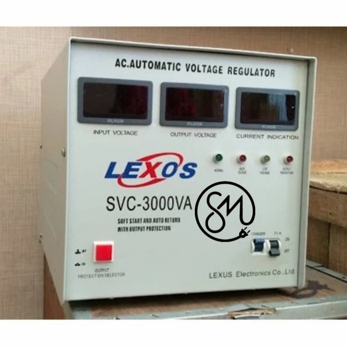 Jual stabilizer Lexos ST 3000-SD 3KVA ST3000SD 3 KVA 3000 watt Stabil ...