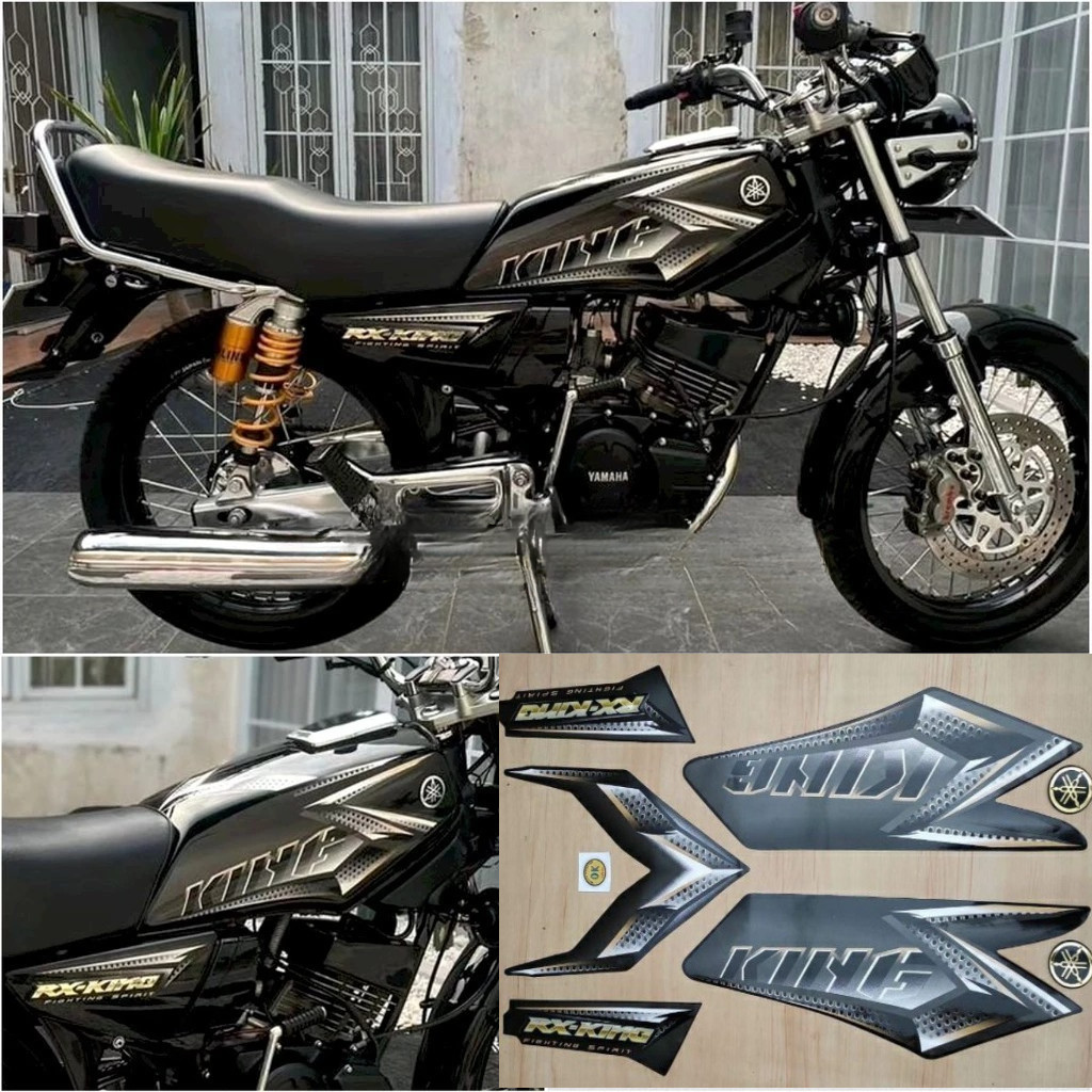 Jual Striping rx king 2008 hitam original non kemasan | Shopee Indonesia