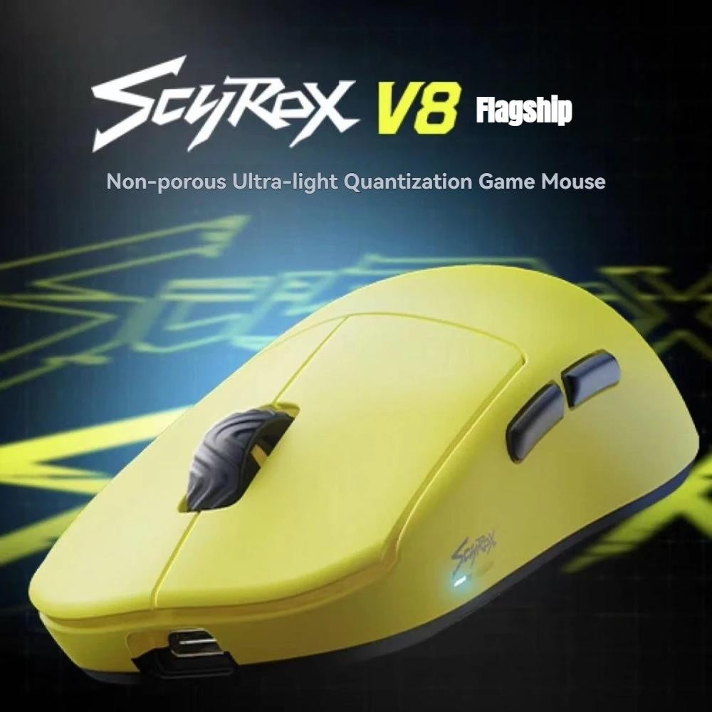 Jual SCYROX V8 Gaming Mouse PAW3950 E-Sport Fiagship Sensor 8K Polling ...