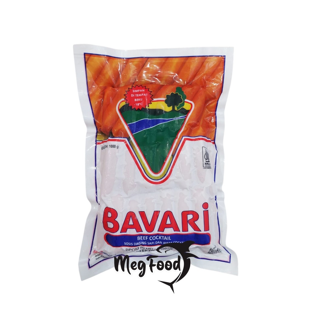 Jual Bavari Beef Cocktail Sausage 1 Kg - Sosis Daging Sapi dan Ayam ...