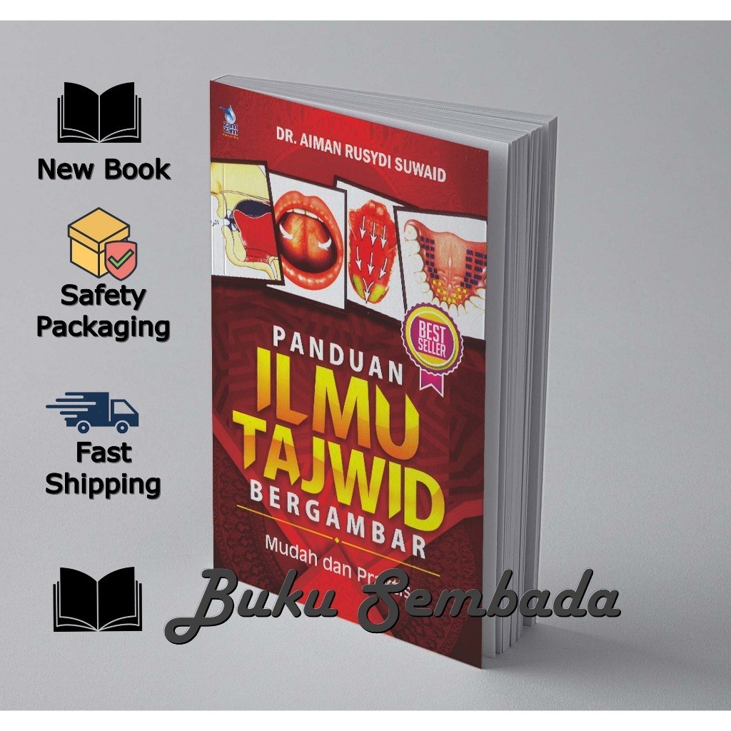 Jual PANDUAN ILMU TAJWID BERGAMBAR MUDAH DAN PRAKTIS - AIMAN RUSYDI ...