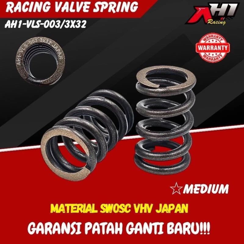 Jual Per Klep AH1 Racing Jupiter Z Vega Crypton 32 mm Hard dan Medium ...