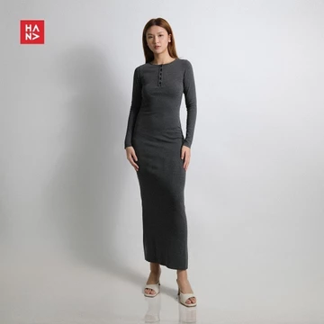 Hana Fashion Arisha Casual Long Dress Wanita CD047 2