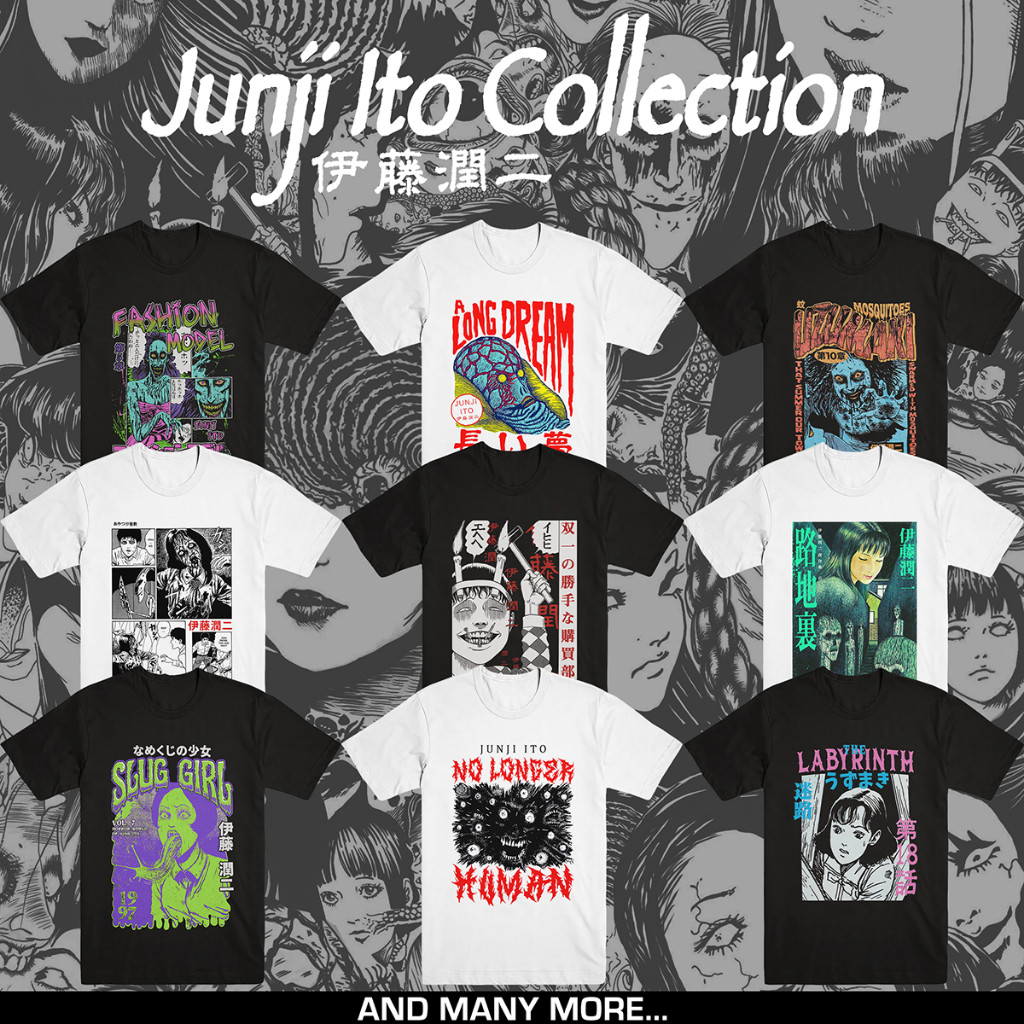 Tomie, Junji Ito Uzumaki T Shirt Men's Cotton Print T-shirt Funny Tshirt Short S
