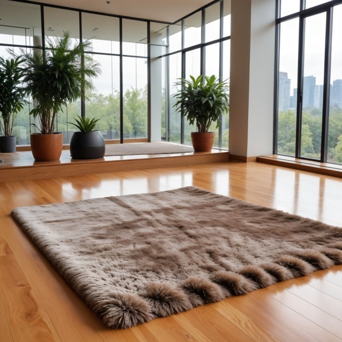 Jual KARPET BULU RASFUR RAFSUR UK 150 x 100 x 5,5cm coklat muda LP ...