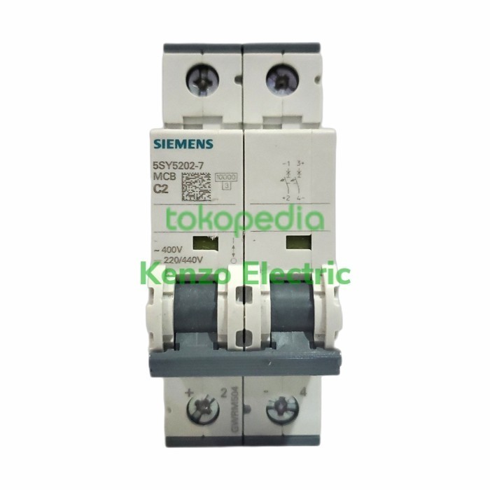 Jual SP45 MCB DC 2P 2A 10kA 5SY5202-7 SIEMENS | Shopee Indonesia