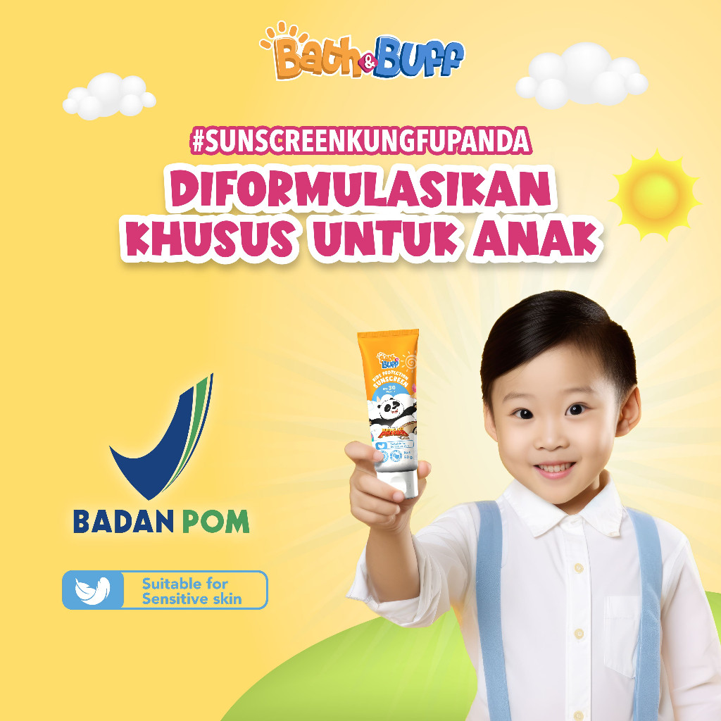 Jual Najmia Ofc Bath & Buff Kids Protection Sunscreen SPF 30 PA ...