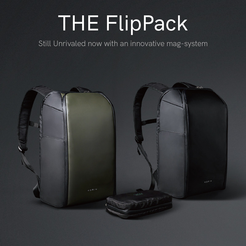 Jual Korin FlipPack 180 Degree Open Foldable Backpack Men Women Urban ...