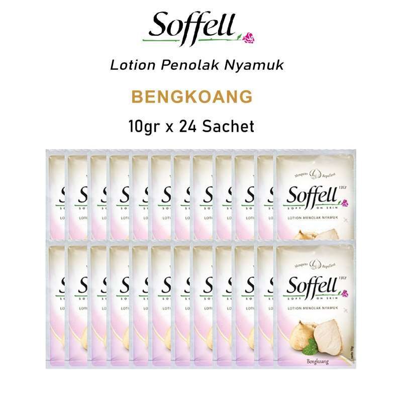 Jual 1 Renceng 6gr x 24 Sachet Soffell Hanger Lotion Bengkoang Penolak ...