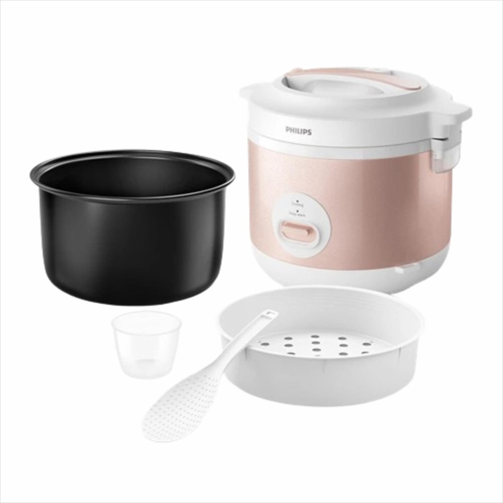 Jual PHILIPS HD3003/31 / HD3003 /31 RICE COOKER 1.8 L PINK + FREE ...