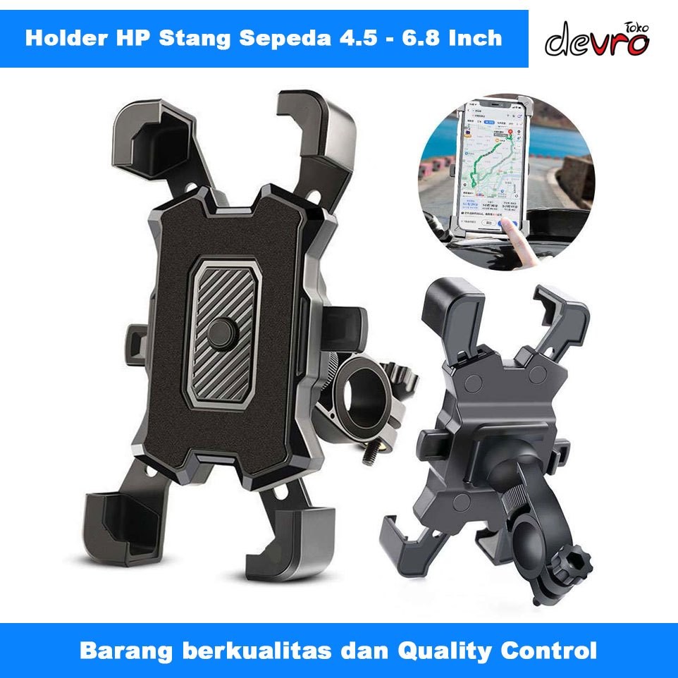 Jual BIKE Holder HP Smartphone Sepeda Motor Bicycle Bracket 360 Derajat ...