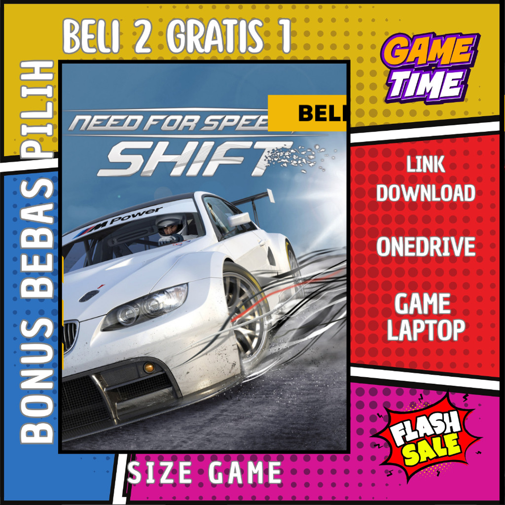 Jual NEED FOR SPEED SHIFT - GAME PC - GAME LAPTOP - PC GAMES - BELI 2 ...
