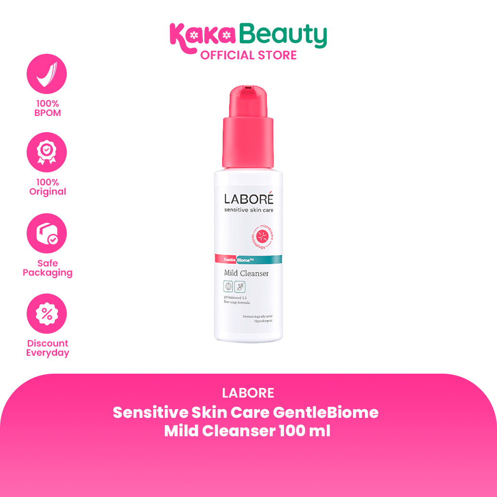 Jual LABORE SENSITIVE SKIN CARE GENTLEBIOME MILD CLEANSER 100 ML ...