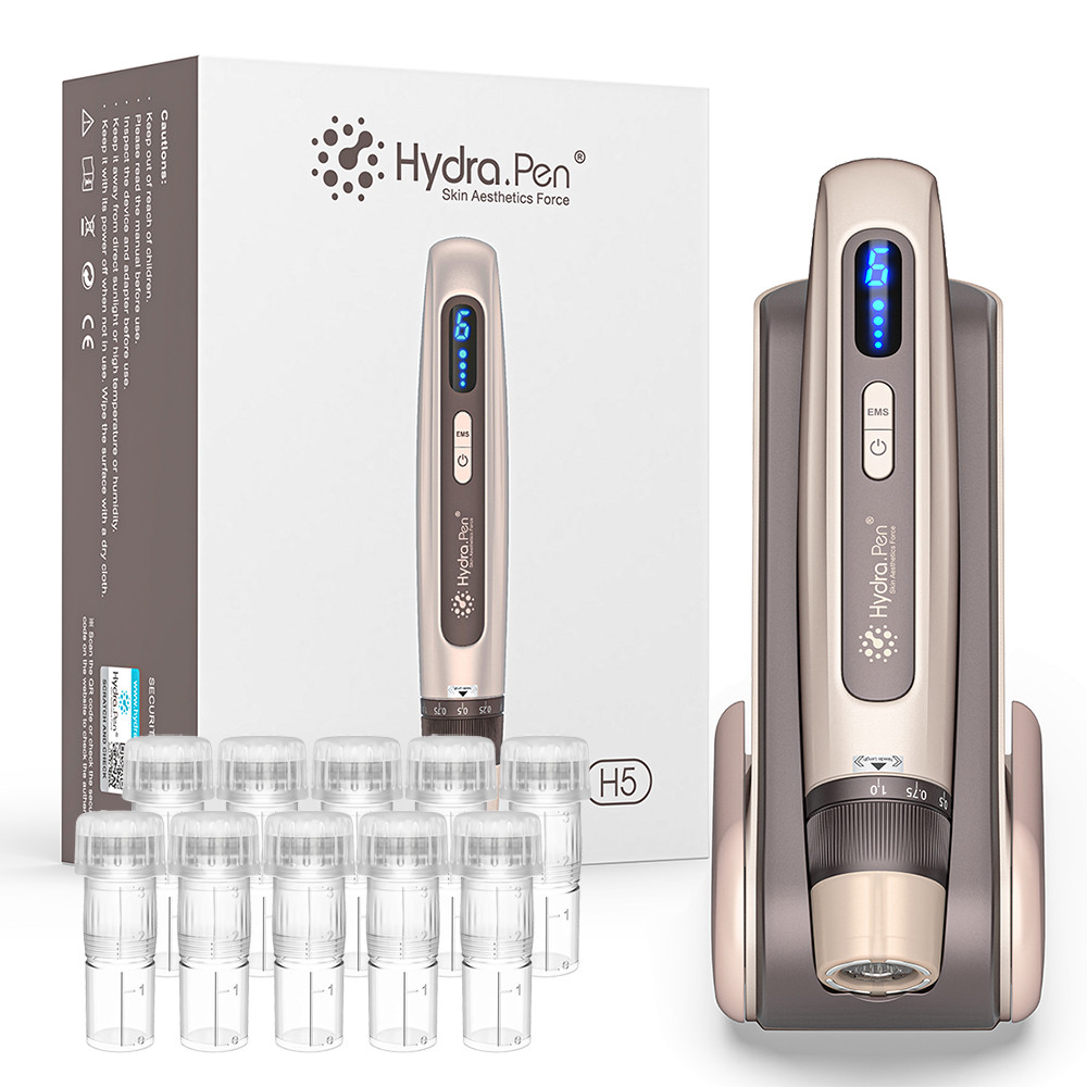 Jual Best Derma Pen Kit Hydra Pen H5 Professional Microneedling Pen EMS ...