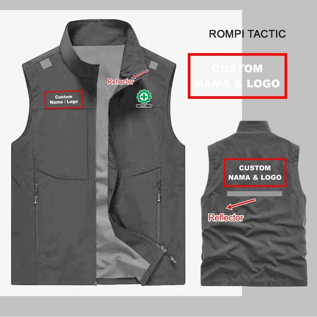 Jual ROMPI TACTIC CUSTOM SABLON LOGO DAN NAMA / ROMPI TACTIC CUSTOM ...
