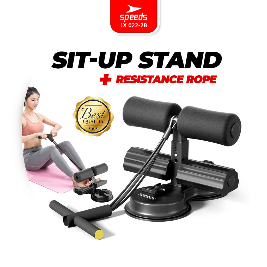 SPEEDS Sit Up Stand Alat Trimmer Bantu Holder Penahan Kaki Olahraga Pegangan Kaki Fitness Yoga Gym 022-2B
