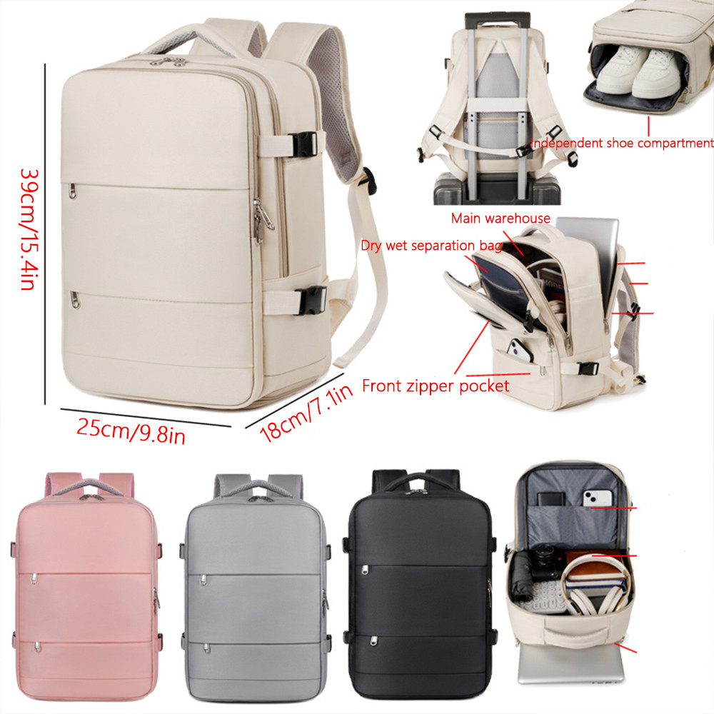 Jual Travel Backpack Women 2025 New Backpack Travel Lightweight Luggage ...