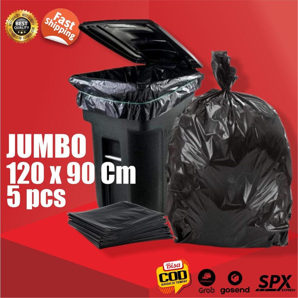Jual Kantong Sampah Plastik Sampah Trashbag Trash Bag Jumbo Super Besar ...