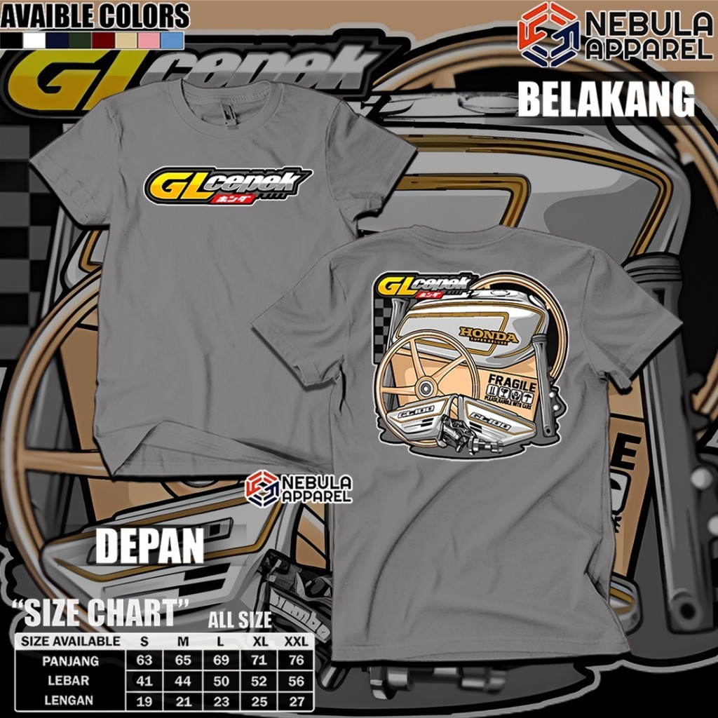 Jual Kaos Racing Gl Part Aksesoris Motor Gl Cepek Kaos Pria