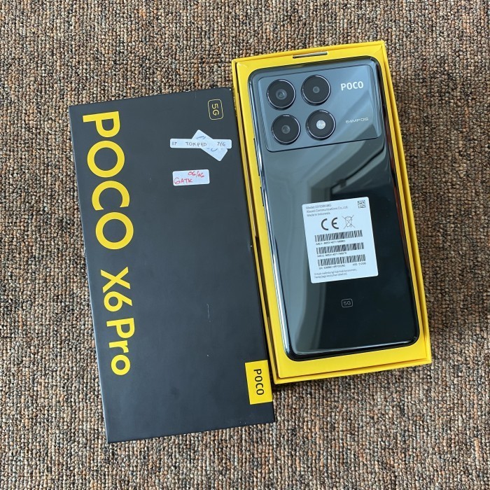 未使用に近いPOCO X6 Pro 5G 12/512GB Jual Xiaomi Poco X6 Pro 5G