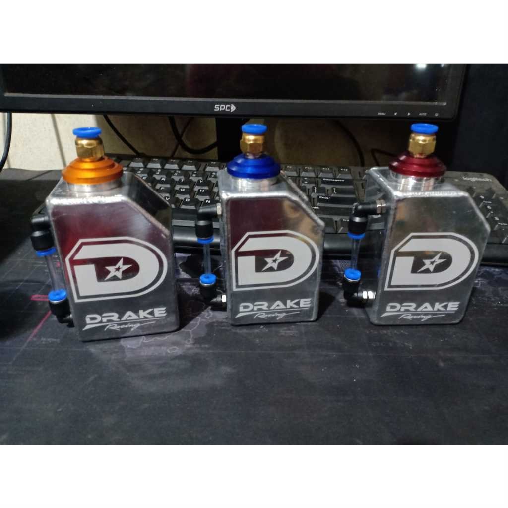 Jual JU87Y Botol Air Radiator Alumunium warna Gold biru merah ninja RR ...