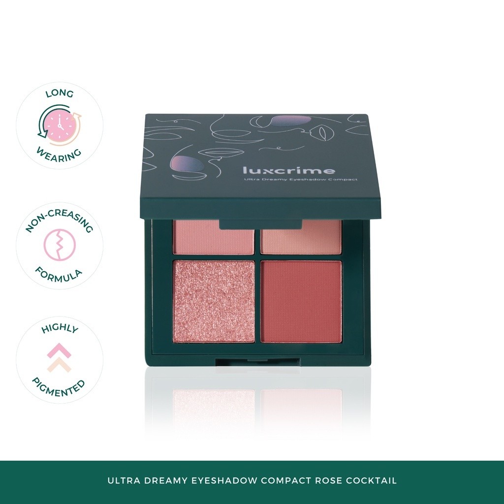 Jual Luxcrime Ultra Dreamy Eyeshadow Compact - Eye Shadow | Merah ...