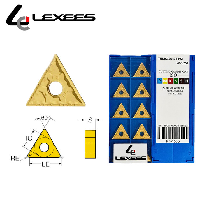 Jual Insert Bubut TNMG 160404 PM LEXEES Pahat TNMG 16 04 04 Mata ...
