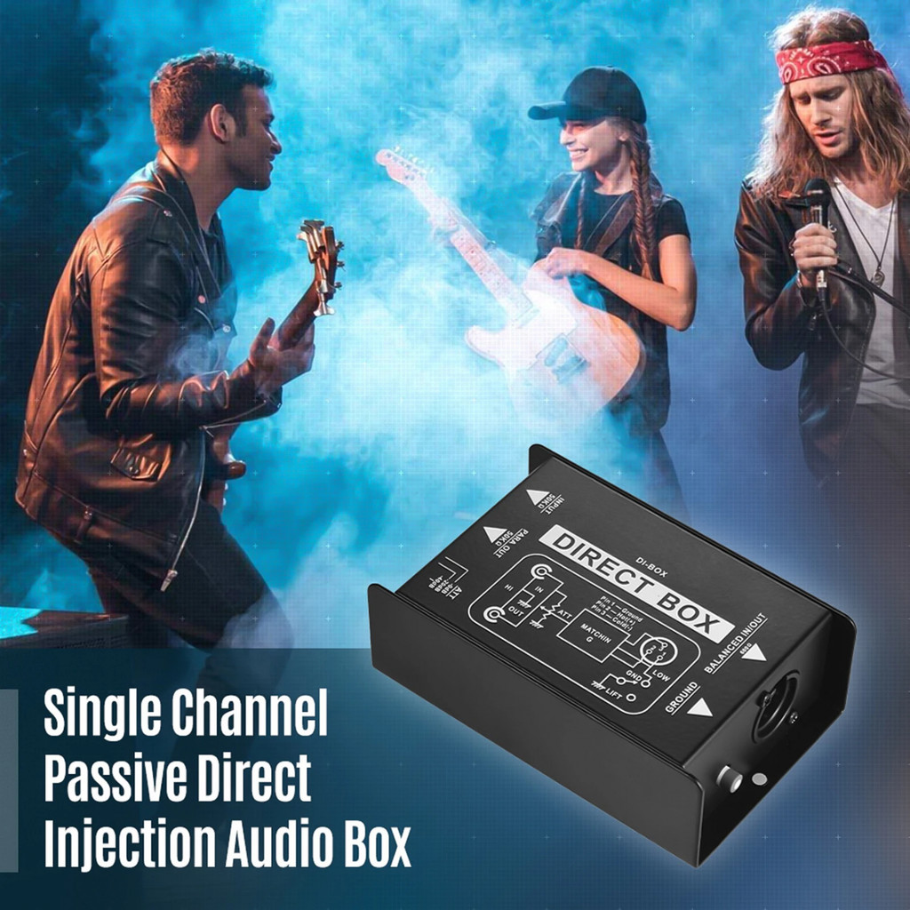 Jual YOUHA Passive Direct Box Single Channel Injection Audio Box XLR ...