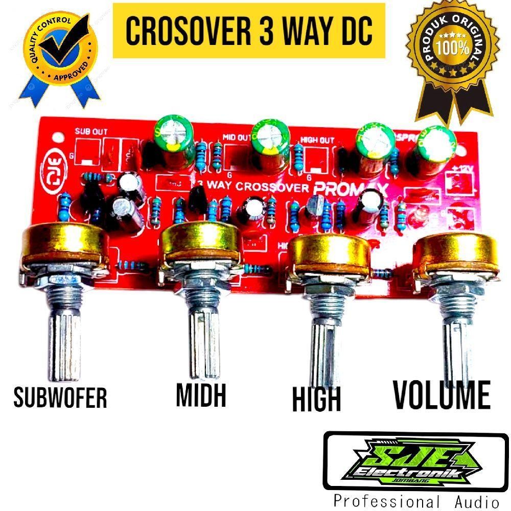 Jual crosover aktif 3 way dc sub mid high | Shopee Indonesia