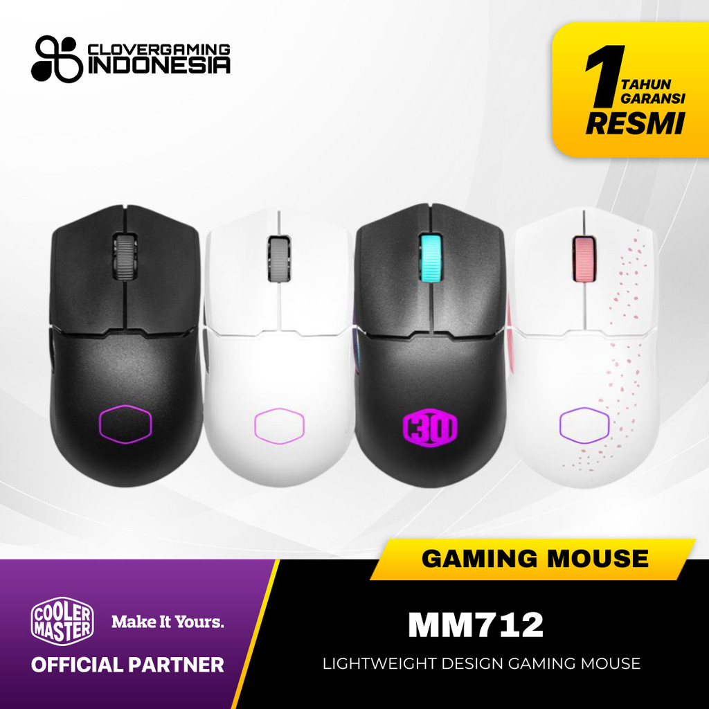 Jual Cooler Master MM712 MM-712 Wireless Gaming Mouse RGB Illumination ...