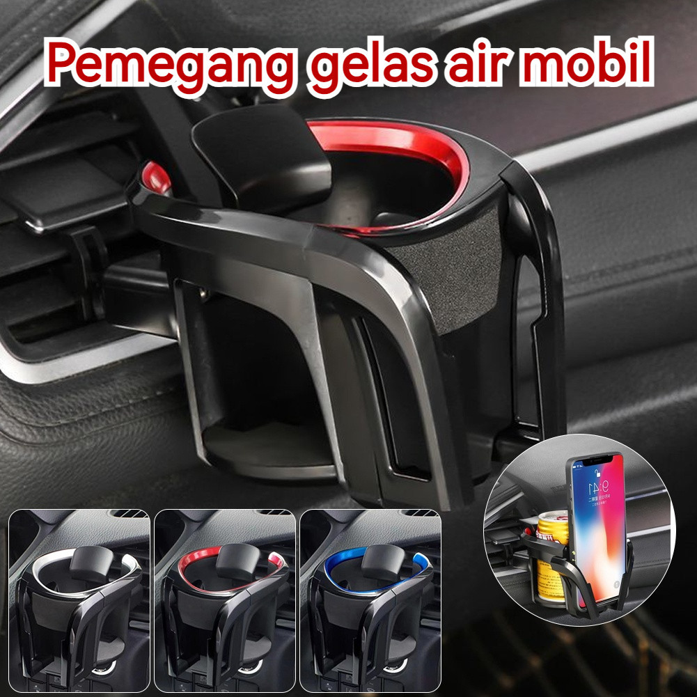 Jual Car Phone Holder Car Cup Holder 2-in-1 Tempat Botol Mobil Cup ...