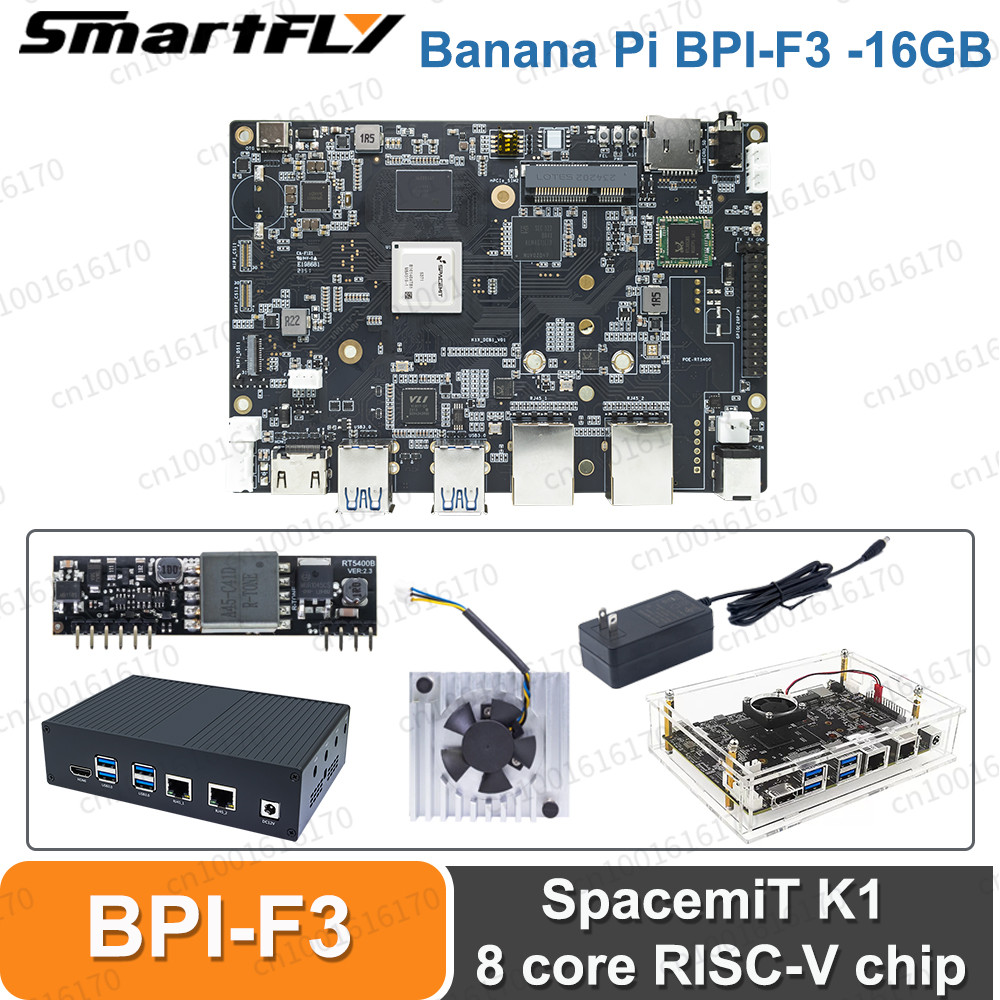 Jual Banana Pi BPI-F3 Set 16GB RAM SpacemiT K1 8 Core RISC-V AI CPU ...