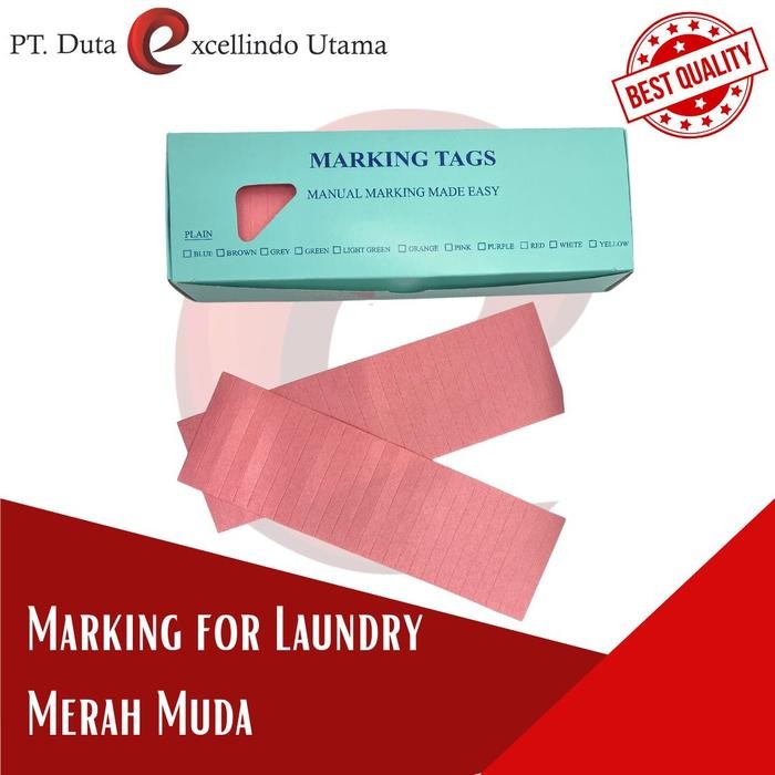 Jual Marking for Laundry - Marking Tag/Dry Tag/ Marker Tag (isi 5200 ...