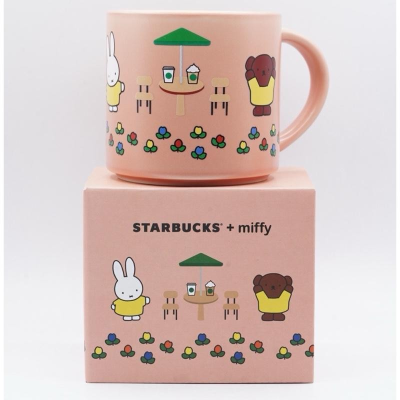 Jual Starbucks Coffee Mug Miffy Friends Rabbit Nintje 16oz 473ml Gelas ...