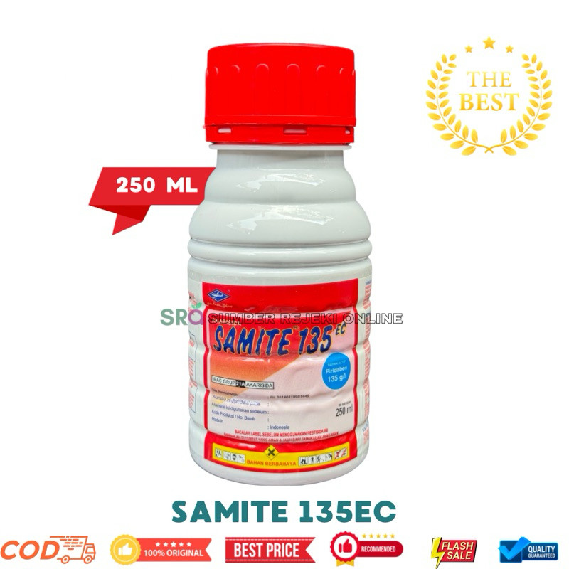 Jual INSEKTISIDA | SAMITE 135EC KEMASAN 250ML INSEKTISIDA AKARISIDA ...